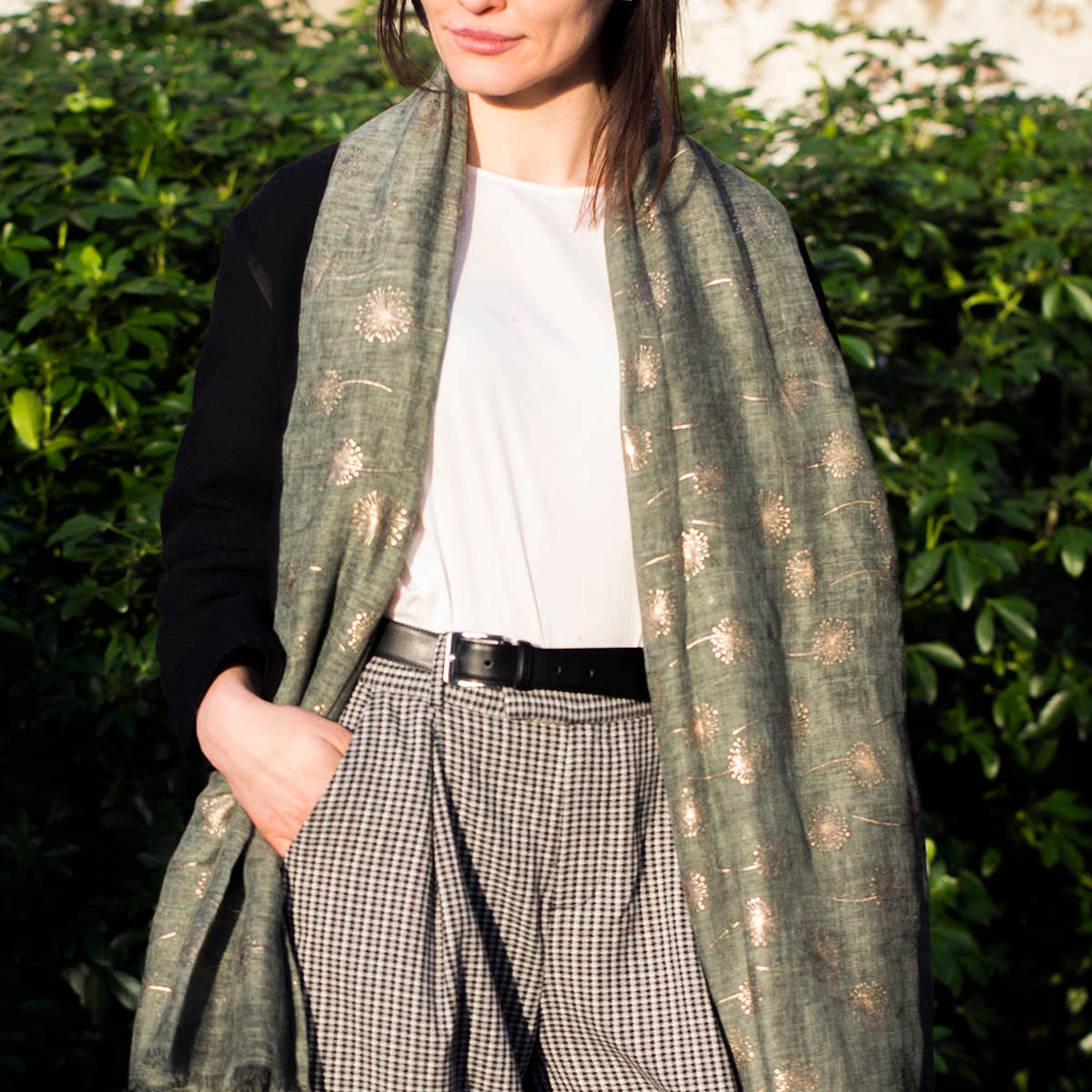 Studio Hop - Vente Écharpe – femme - Foulard cadeau Dandelion Thinking of You5