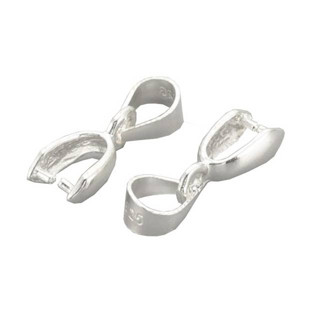 Artisans de Madagascar - Vendita all'ingrosso Braccialetto con ciondolo/pendente - Bracciale in ottone argentato 925, misura 1, lunghezza totale 120