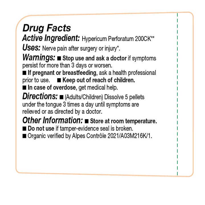 Ollois - Wholesale Oral Supplement/Vitamin - Olloïs Hypericum Perforatum 200CK Vegan Organic kosher, 80ct