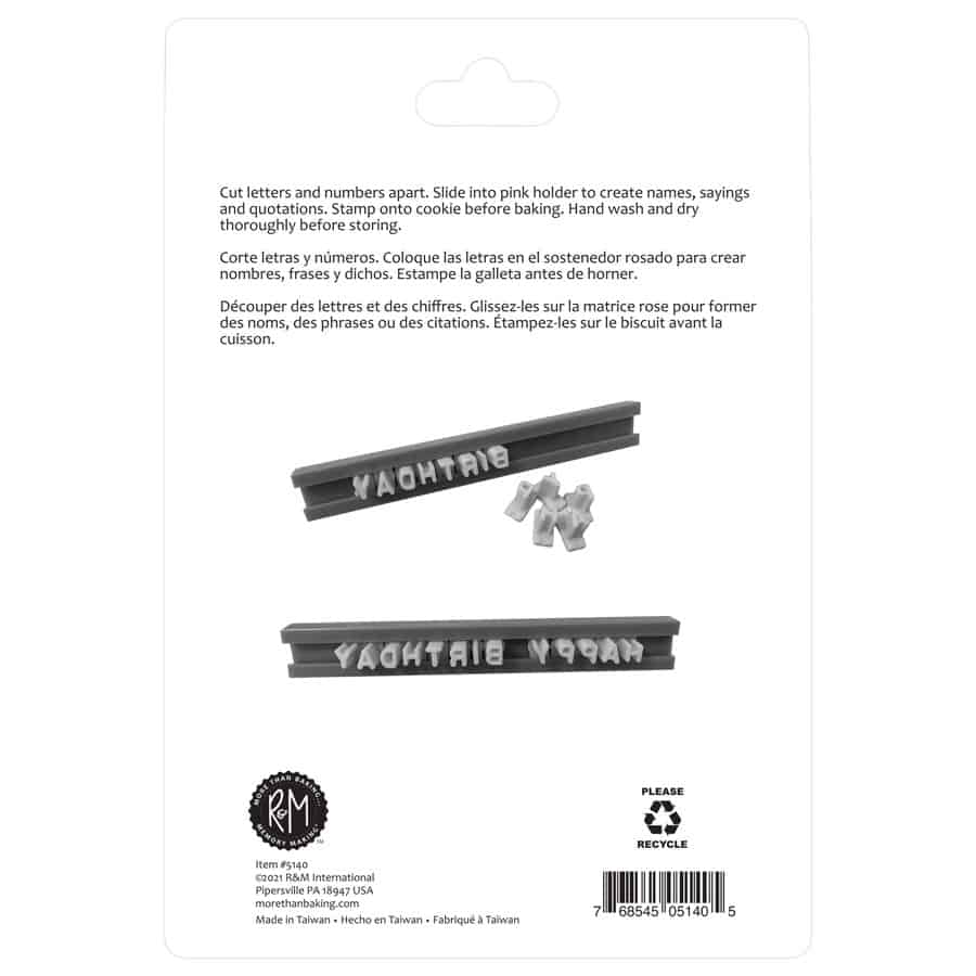 R&M International – wholesale Hantverksverktyg – Meddelande Stamper Kit1