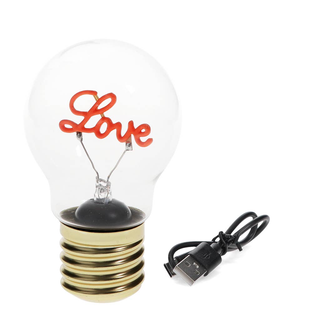 Rex B2B - UK - Vente Lampes d'appoint/de bureau - Ampoule rechargeable USB - Amour2