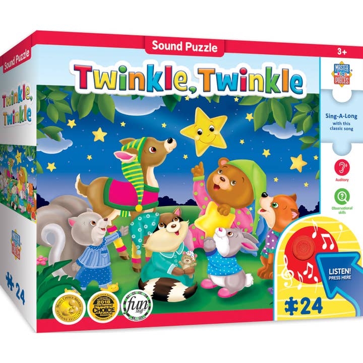 Twinkle, Twinkle - 24 Piece Musical Floor Puzzle for wholesale by Masterpieces Puzzles