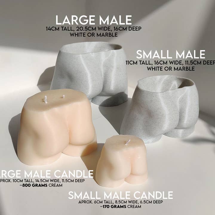 alterly – wholesale Kruka – Man Booty Planter, Man Bum Växt Kruka -3D Tryckt PLA Marmor8