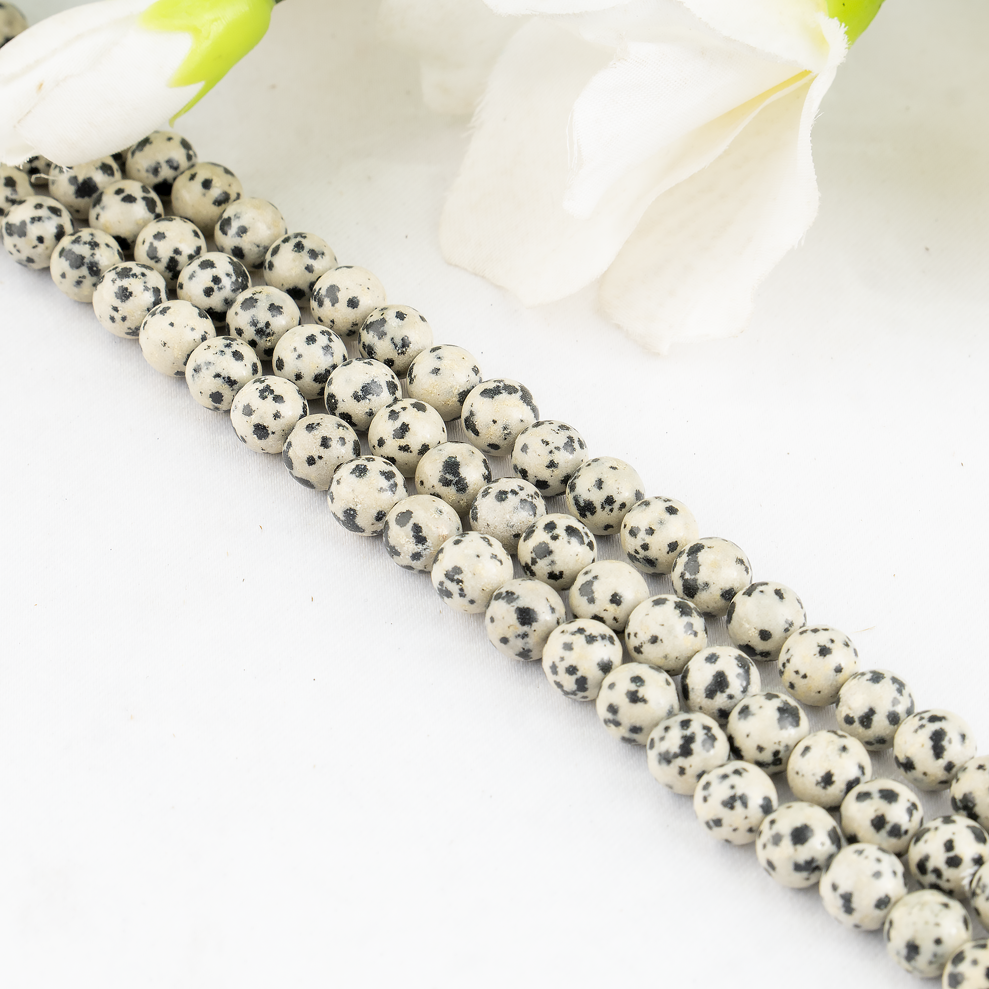 Soothing Crystals Beads - Vente Perle - Perles de bijoux en cristal | Jaspe dalmatien | Perles de pierres précieuses4