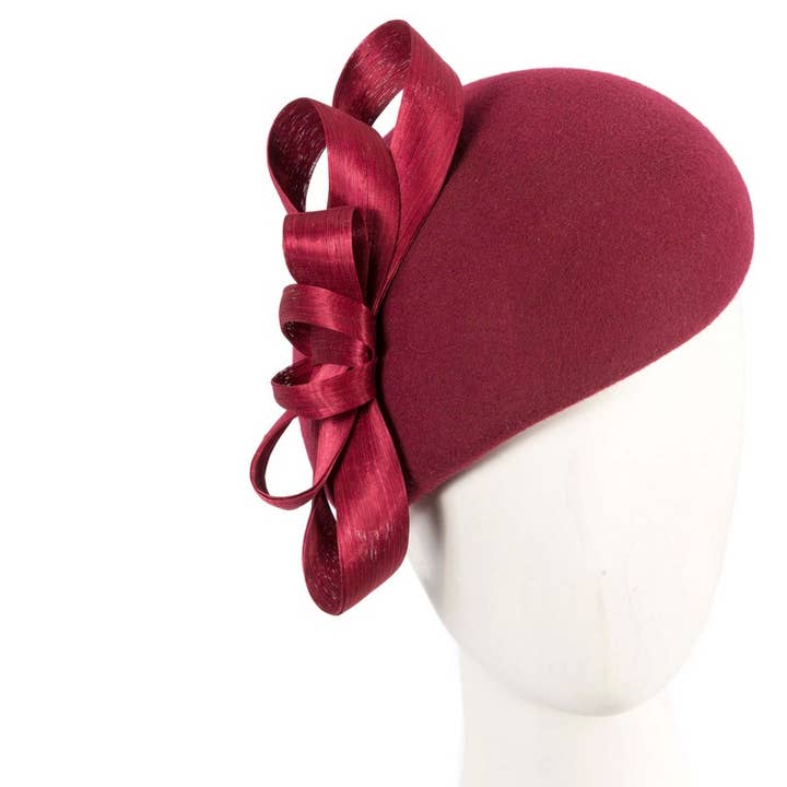 Modische Baskenmütze aus Winterfilz für den Großhandel von Max Alexander by Cupids Millinery Melbourne
