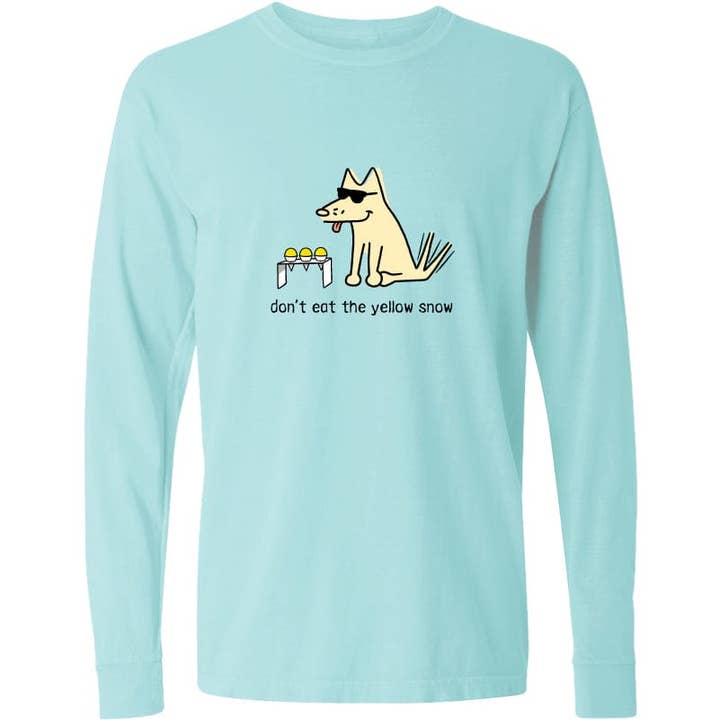 Ne mangez pas la neige jaune - T-shirt classique à manches longues pour la vente par Teddy the Dog