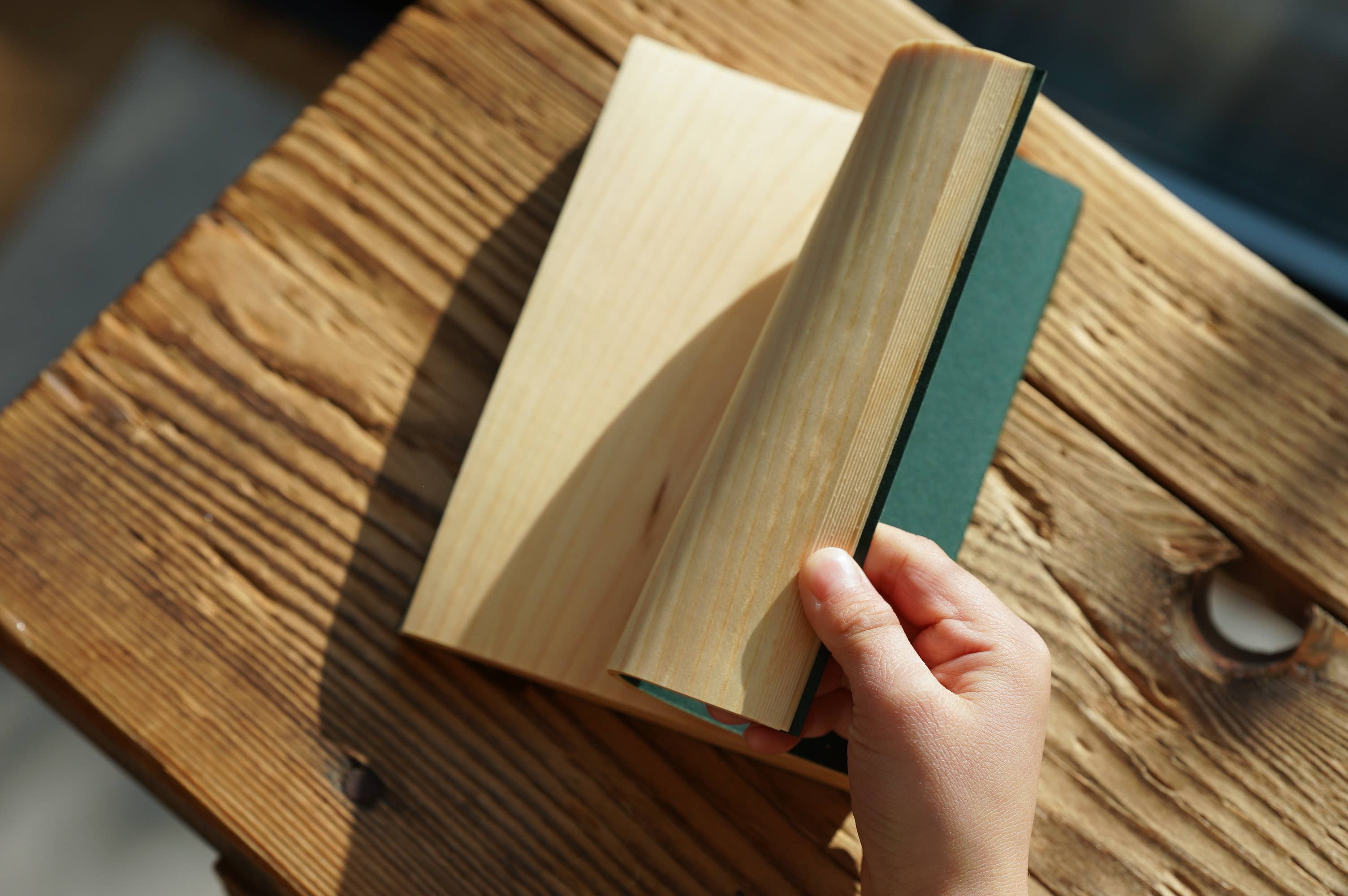 House of Shokunin - Wholesale Journal/Diary - Handcrafted Wood leaf journal, Birthday Gift, Gift for Dad, Gift for Grandpa, Handcrafted Handy Journal, Handmade Journal Hand shaved Journal1