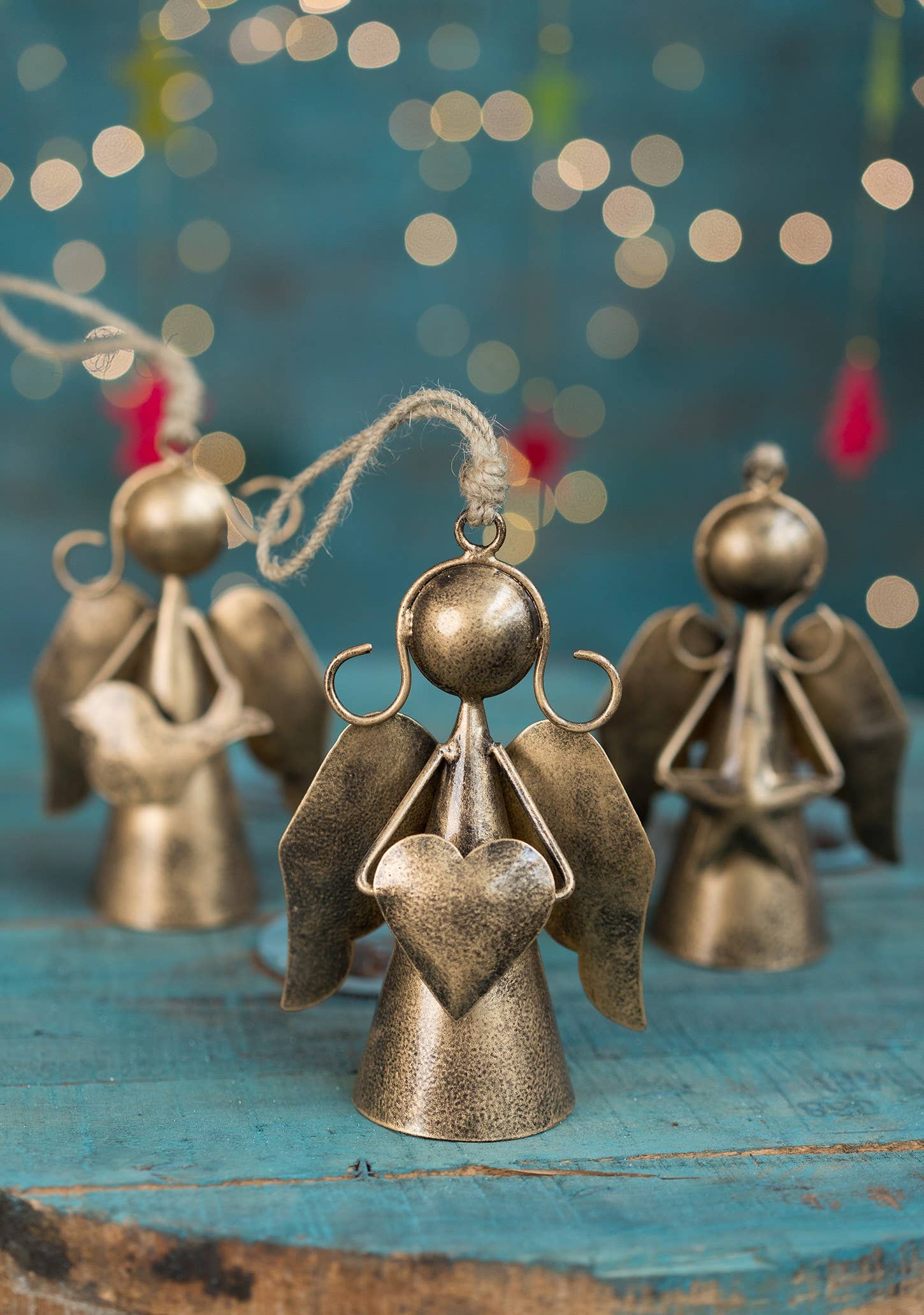 Namaste – wholesale Ornament – Hanging Angel Decoration With Jute String0