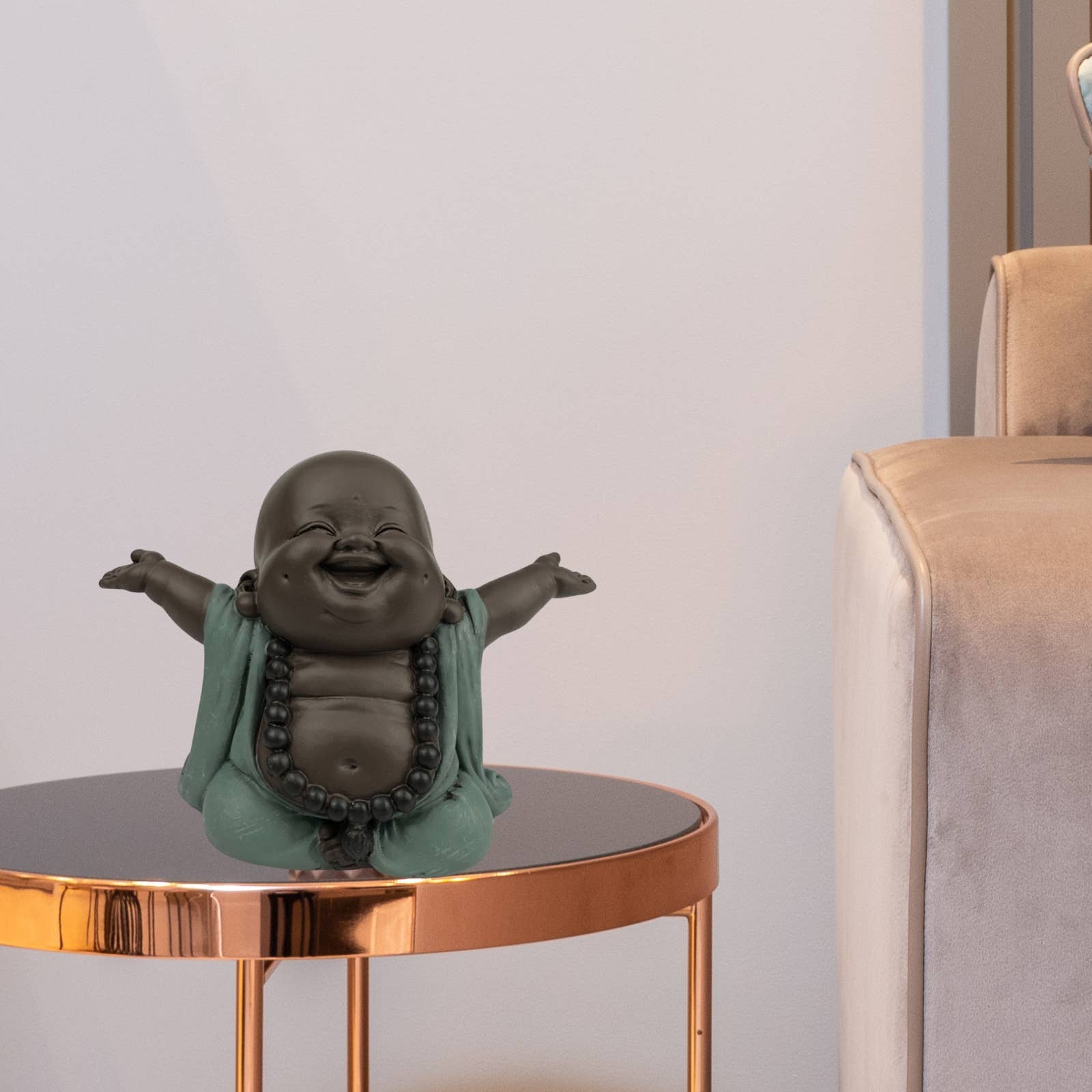 Zen'Arôme - Wholesale Ornament - Laughing Buddha Figurine Welcome Gift Idea Good Luck Charm1