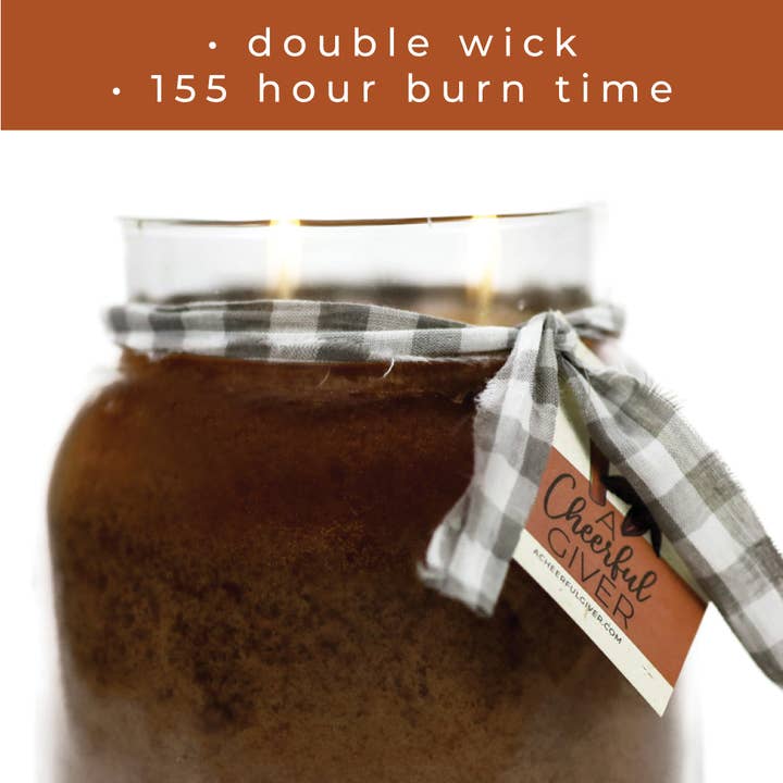 A Cheerful Giver - Wholesale Jar/Filled Candle - KOTL Papa Candle (34oz.) – Aunt Kook's Apple Cider4