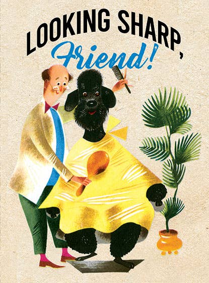 Laughing Elephant - Wholesale Thinking of You Card - Poodle & Barber - Thinking of You Card1