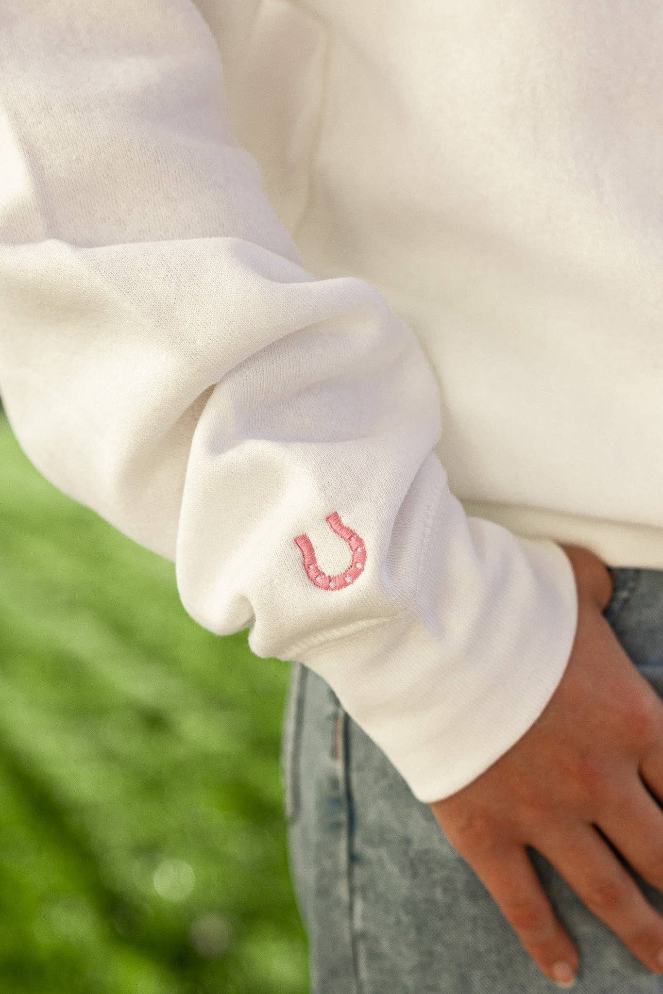 Bridle Up Hope Shop - Wholesale Sweatshirt - Women's - Pink Pony Sweatshirt2