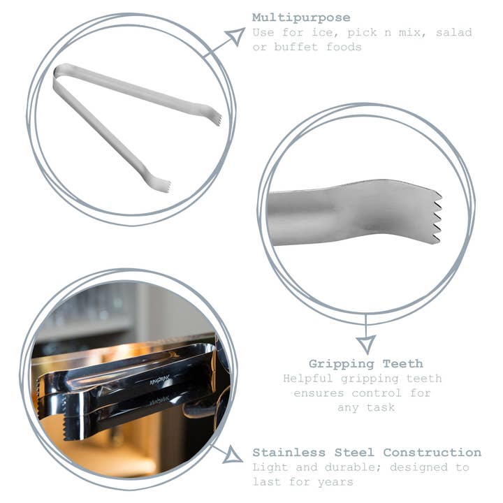 Rinkit Pty Ltd - Wholesale Kitchen tong - Rink Drink Sweet Candy Ice Tongs3