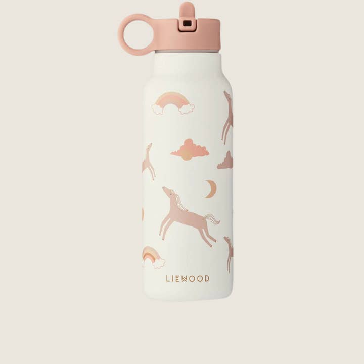 Bazaar Noir UG - Wholesale Water Bottle - Liewood Water Bottle "Falk Water Bottle 350 ml - Dream / Ecru