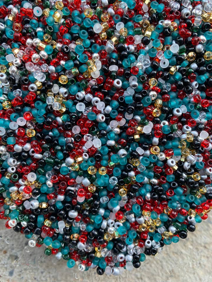 Perles mélangées - Perles de rocaille 3 mm, perles rondes pour bracelets, boucles d'oreilles, colliers, fournitures d'artisanat, fournitures de fabrication, bricolage, petites perles - Perles de rocaille multicolores pour la vente par MaddieMayShop