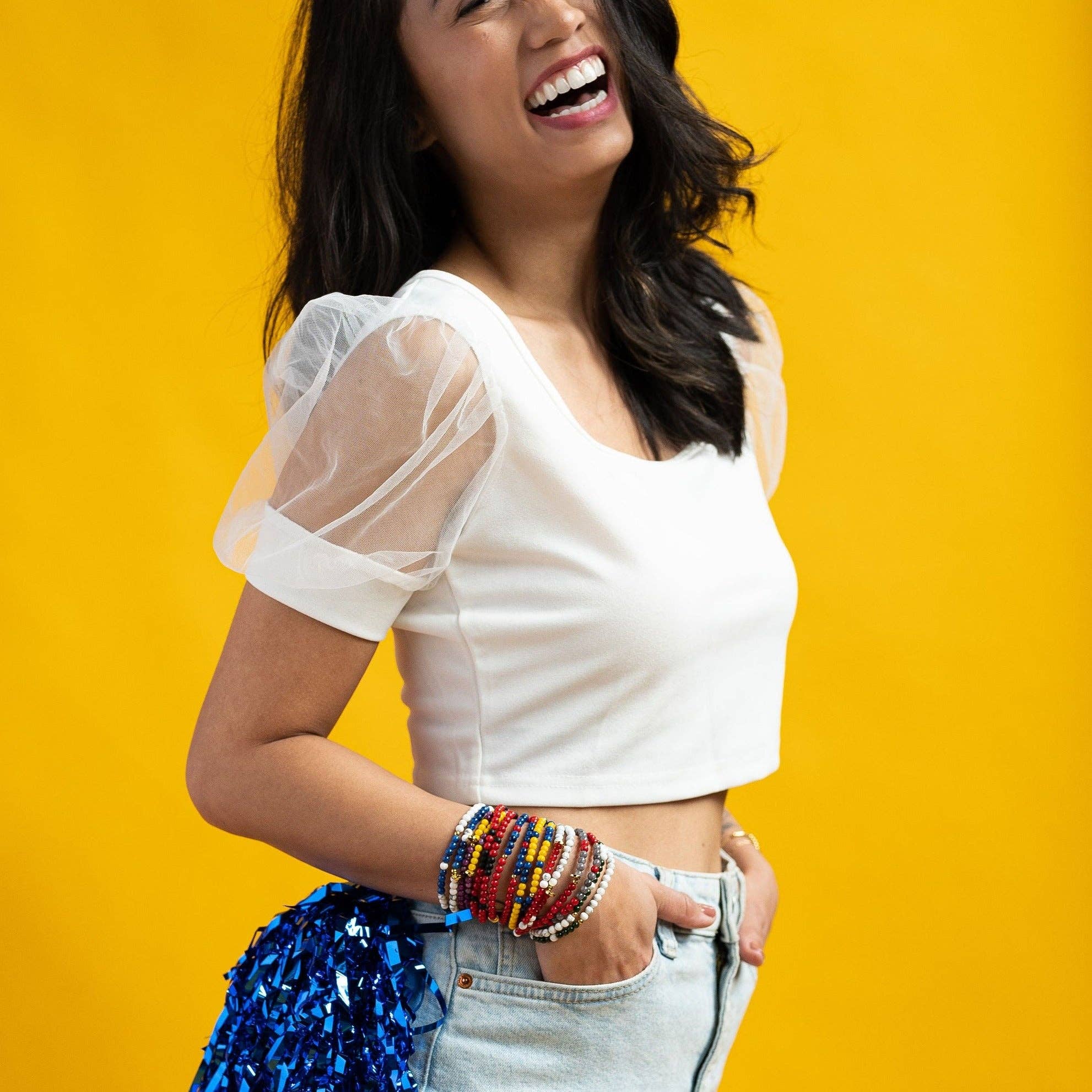 ETHICGOODS - Wholesale Beaded Bracelet - Morse Code Bracelet | GAME DAY18