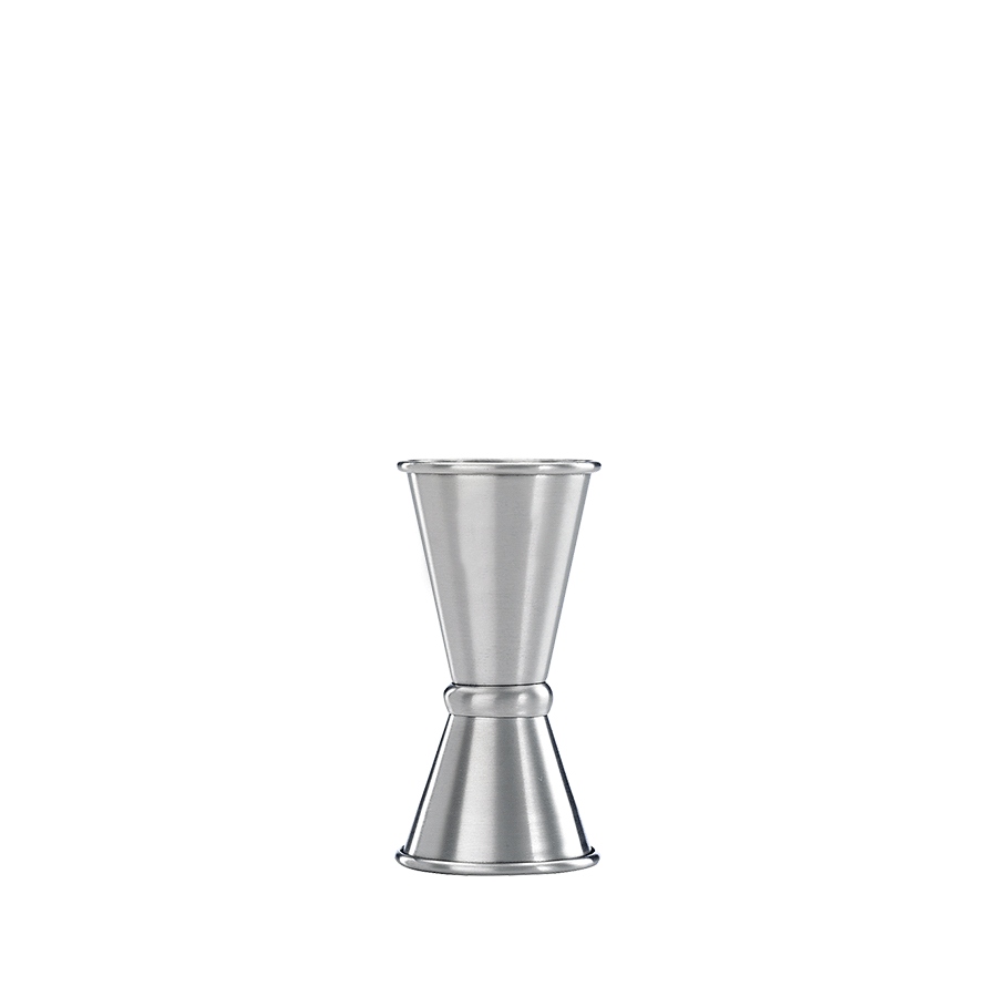 Barfly Mixology Gear & Mercer Culinary - Vente Doseur à cocktail - Jigger de style japonais Barfly, 1/2 oz x 3/4 oz, acier inoxydable0