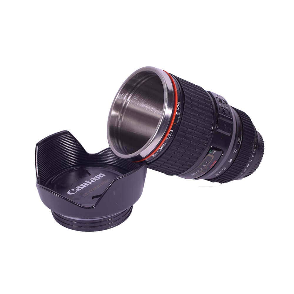 giftland – Caneca por atacado – Caneca de café em formato de lente de câmera1