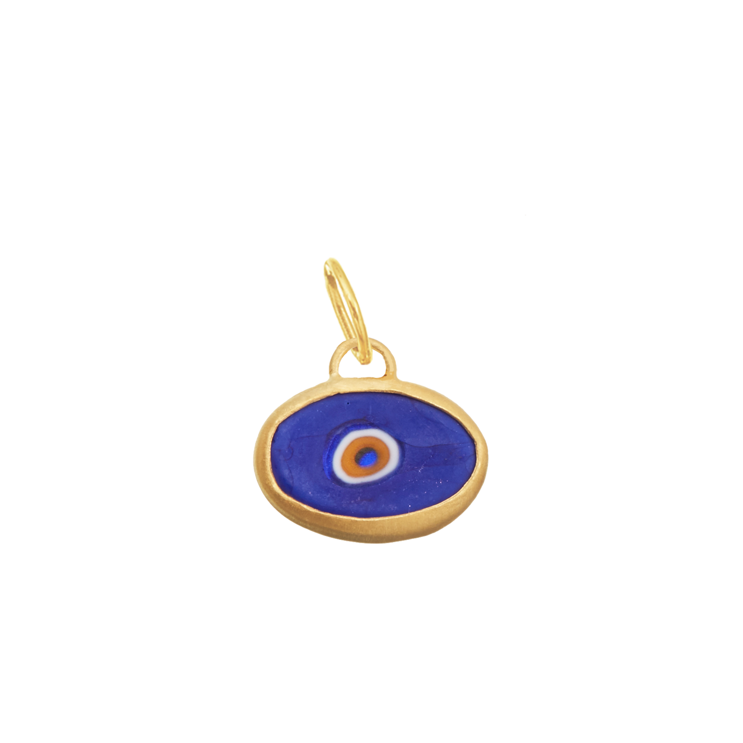Juju Supply Co. - Wholesale Pendant/Charm Necklace - Orange Protection JuJu Eye in 24K Gold18