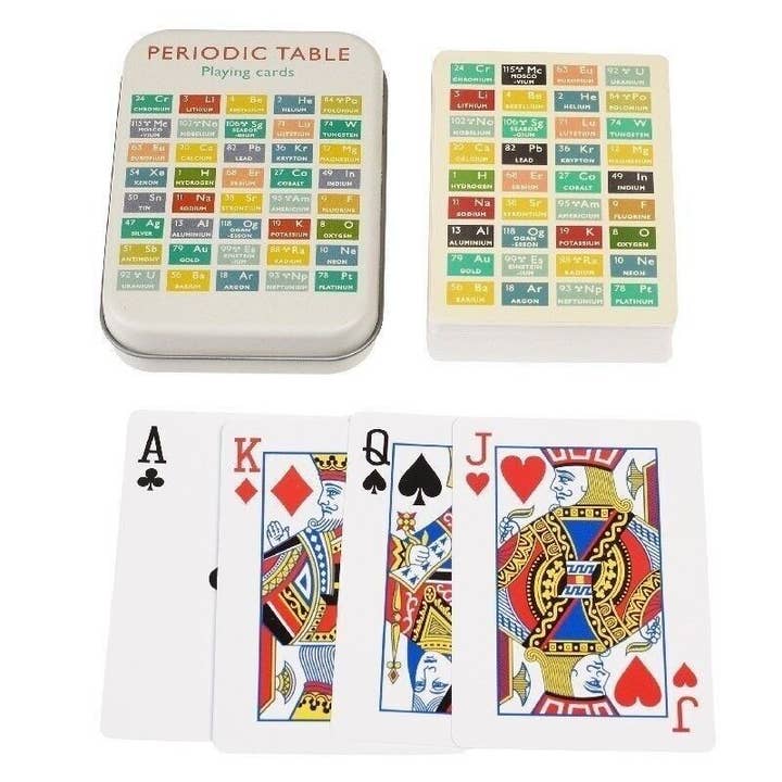 Playing Cards in a Tin - Periodic Table for wholesale by Rex B2B - UK