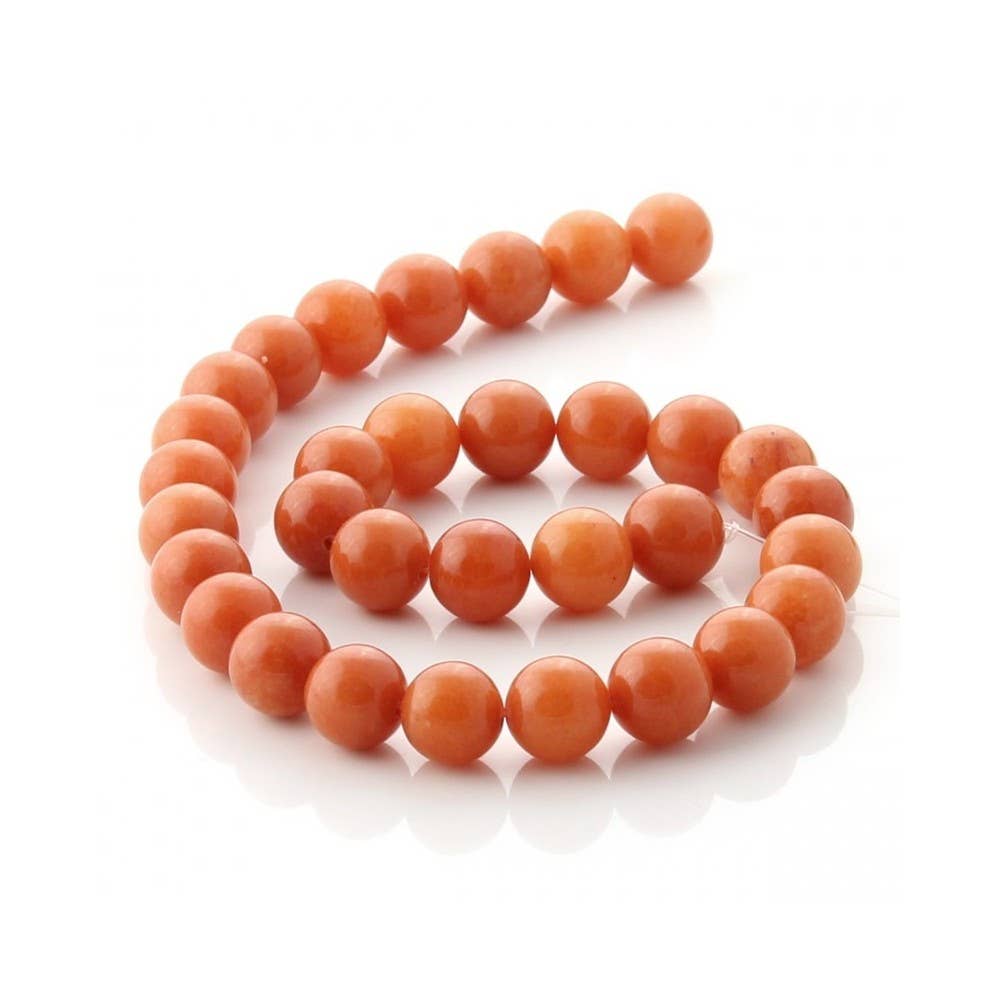UniArt - Wholesale Beads - Orange Aventurine - Beads for Stringing4