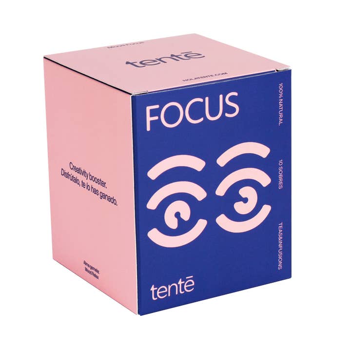 Ritual Focus tea box for wholesale by Tentē