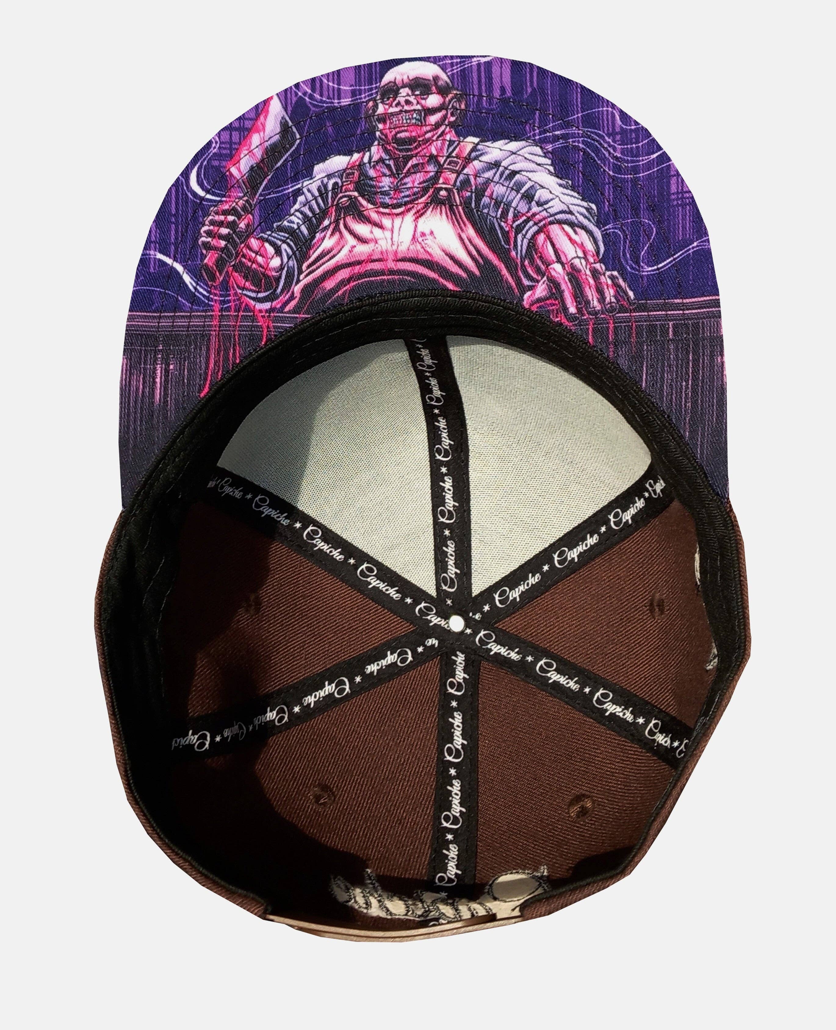 Capiche - Wholesale Flat Brim Cap - Men's - The Butcher Snapback - Brown11