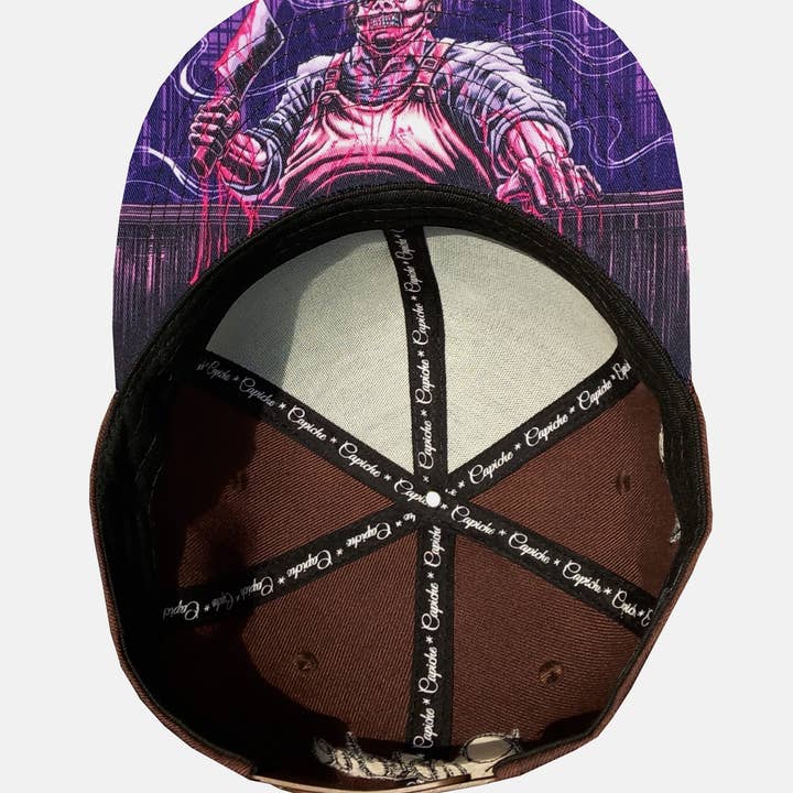 Capiche - Wholesale Flat Brim Cap - Men's - The Butcher Snapback - Brown11