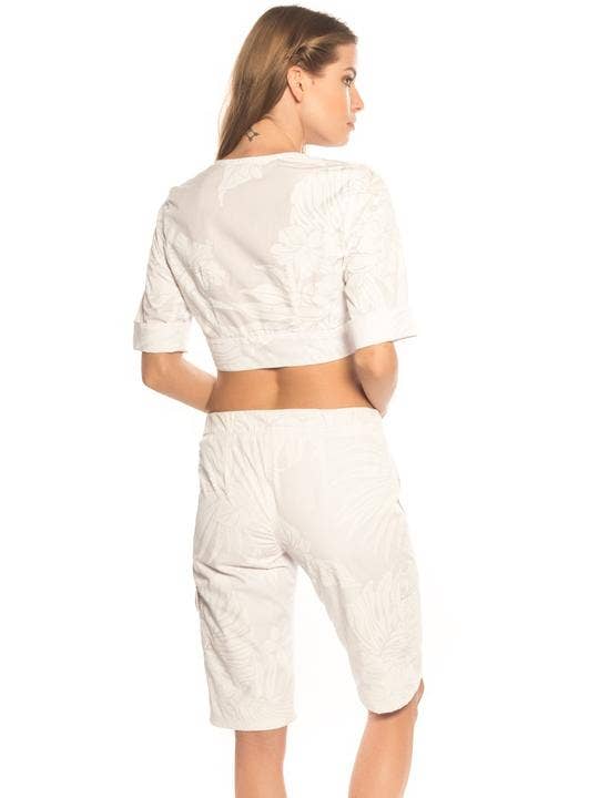 Bella Paradise By Paradise Ranch Designs, Inc. - Wholesale Jacket - Women's - Board Walkers Jacket - Palm White1