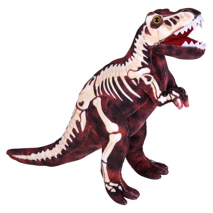 The Toy Network - Wholesale Stuffed/Plush Toy - Kids & Baby - 17.5" FOSSIL PRINT T-REX1