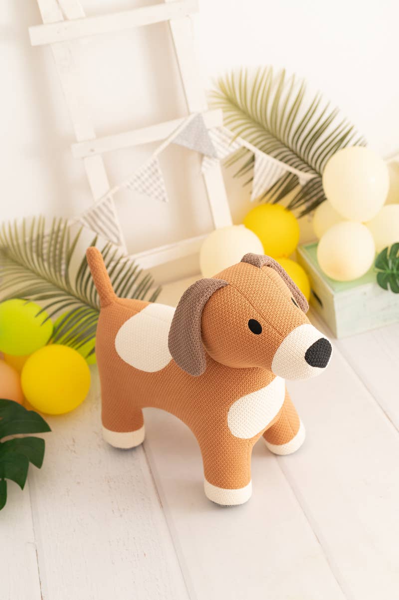 Crochetts - Wholesale Stuffed/Plush Toy - Kids & Baby - 100% COTTON BROWN MAXI DOG PLUSH2