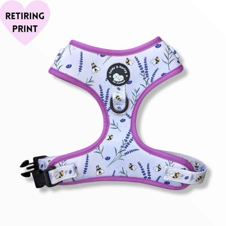 Arnés ajustable para perro Sweet as Can Bee sin tirones para venta al por mayor de Zelda & Harley