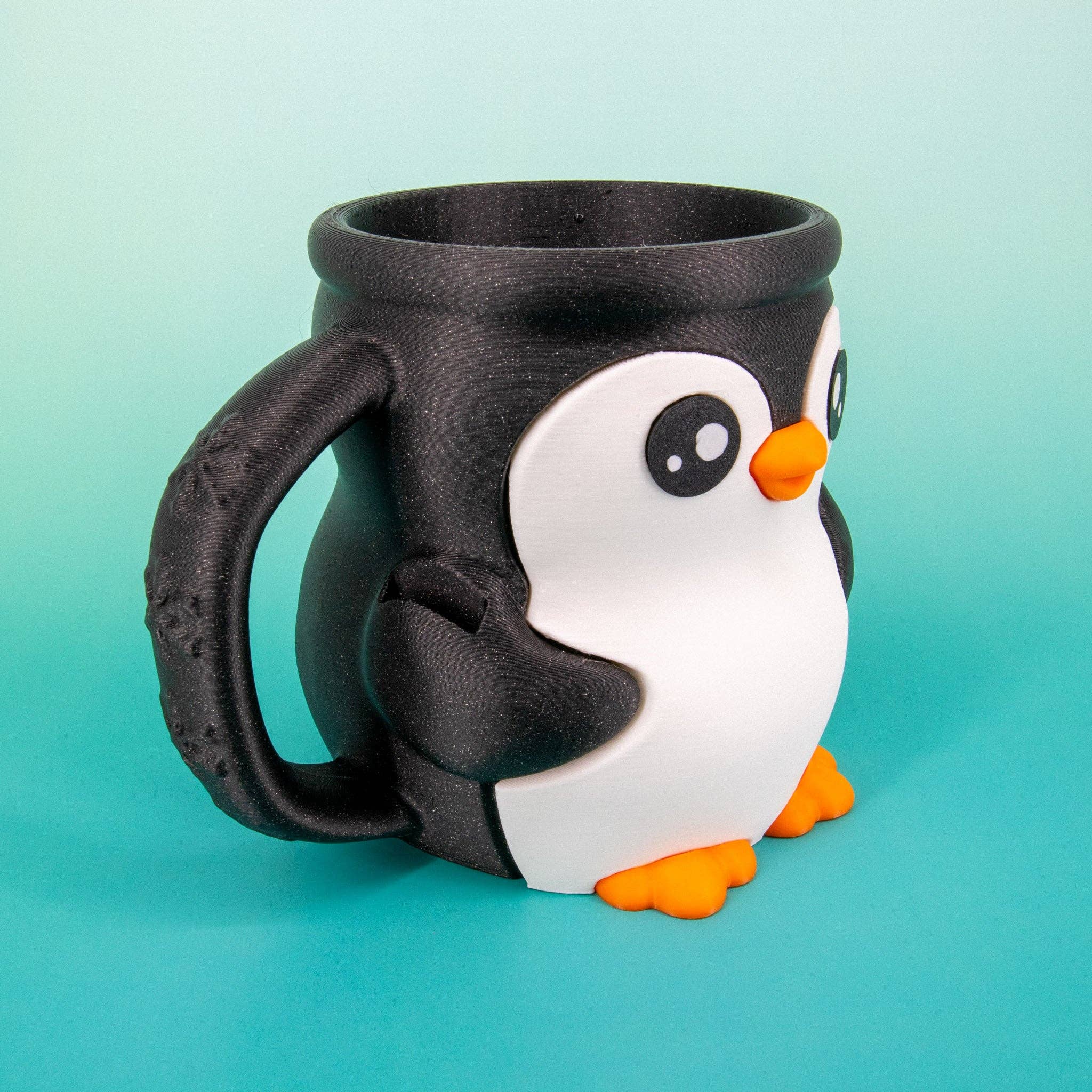 Super Fantastic - Wholesale Drink Huggers & Koozies - Pebbles the Penguin Ice Cream Pint Cozy4