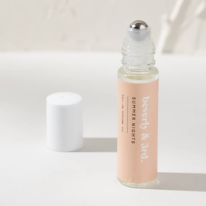 Summer Nights - Natural Roll-on Perfume Oil for wholesale by Beverly and 3rd Candle Co.