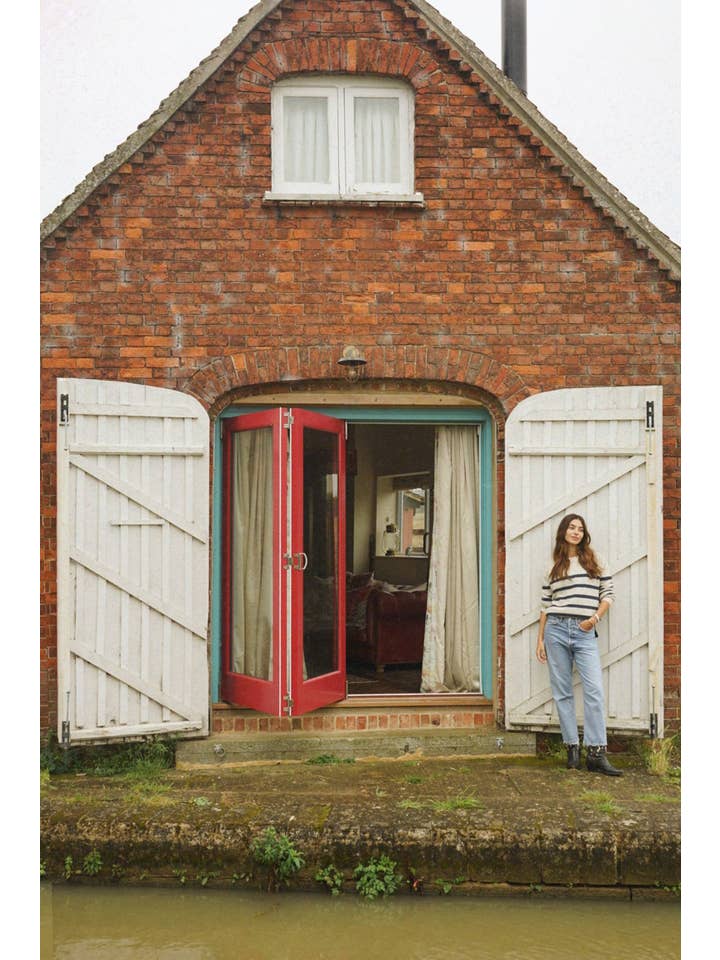 Beachwood The Label - Wholesale Knit Sweater - Women's - The Cashmere Maya Crew Neck // Noche Stripe6