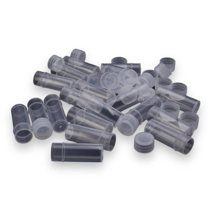 Kinky Pleasure - Wholesale Toy Set - Kids - Timmy Toys - AX085 - Plastic Test Tubes - 0.5ml - Clear - 20 Pieces6