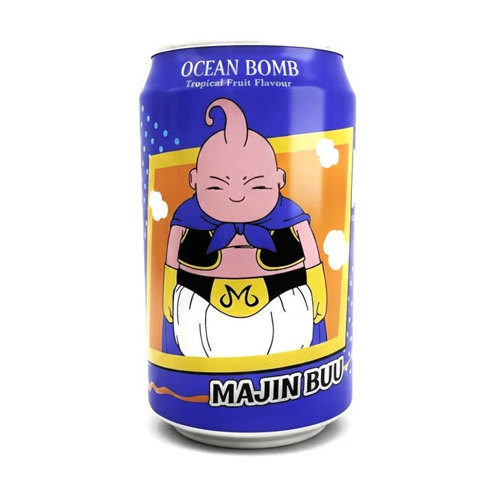 Ocean Bomb Tropical Fruit Flavor Majin Buu 6ct (330ml) (Taiwan) for wholesale by Pops Distro Inc