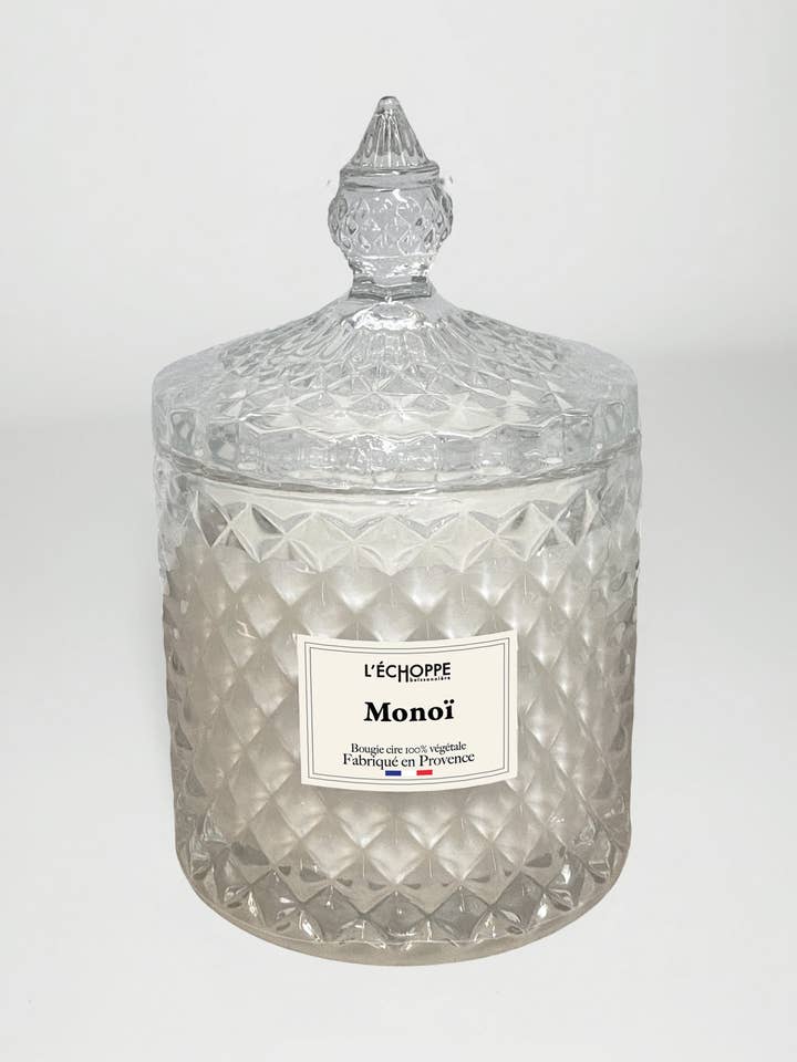 Monoï - Candela profumata 200g per la vendita all'ingrosso da parte di L'Échoppe Buissonnière