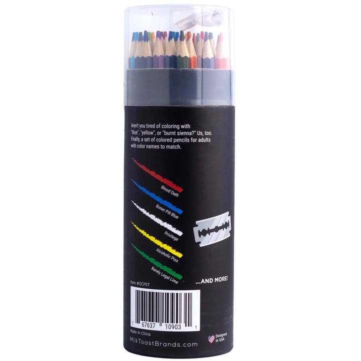 MilkToast Brands - Wholesale Colored Pencil - Offensive Colored Pencils