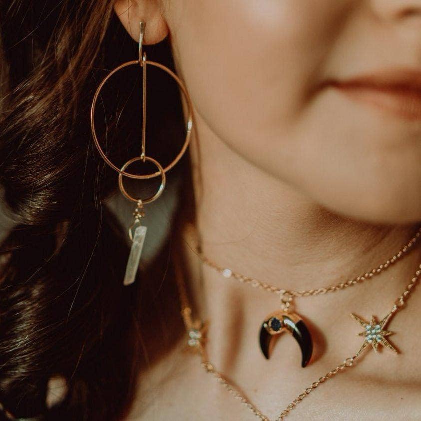 Bittersweet - Vente Boucles d'oreilles pendantes - Créoles Bloom With Grace 6