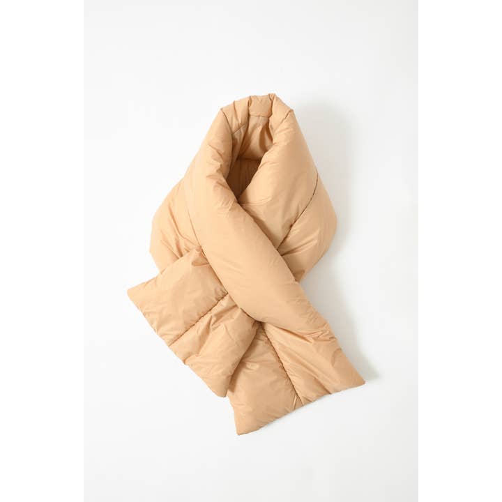 Abstract - Wholesale Scarf - Women's - Water-repellent recycled nylon padded scarf