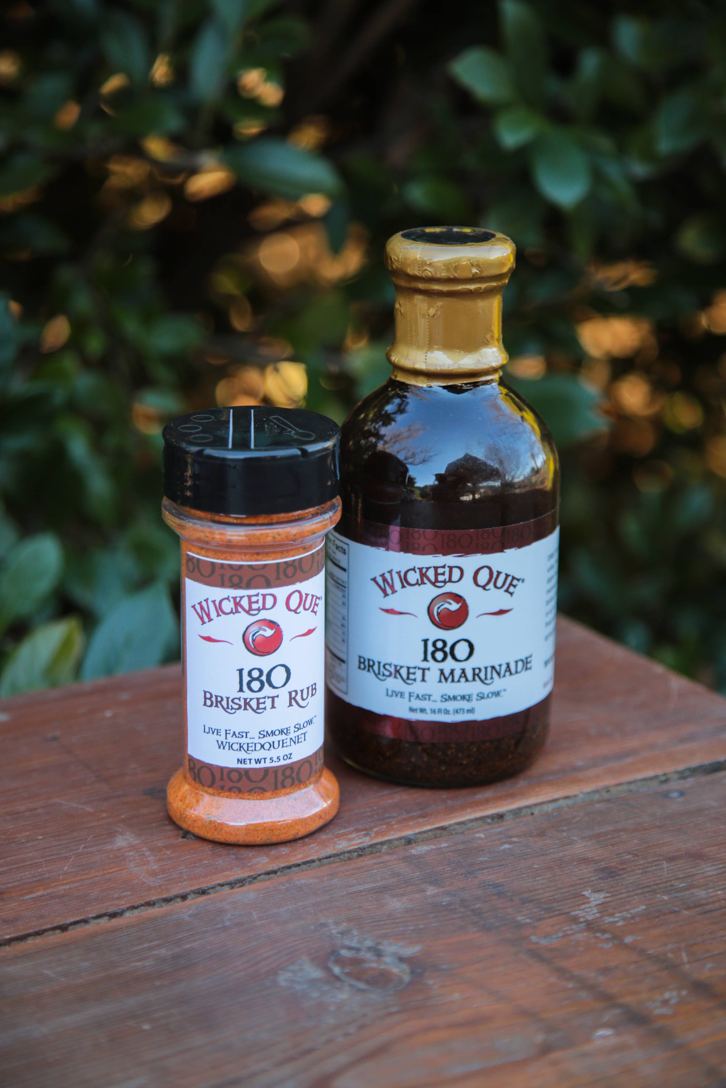 Wicked Que - Wholesale Marinade - 180 Brisket Marinade 16oz.1