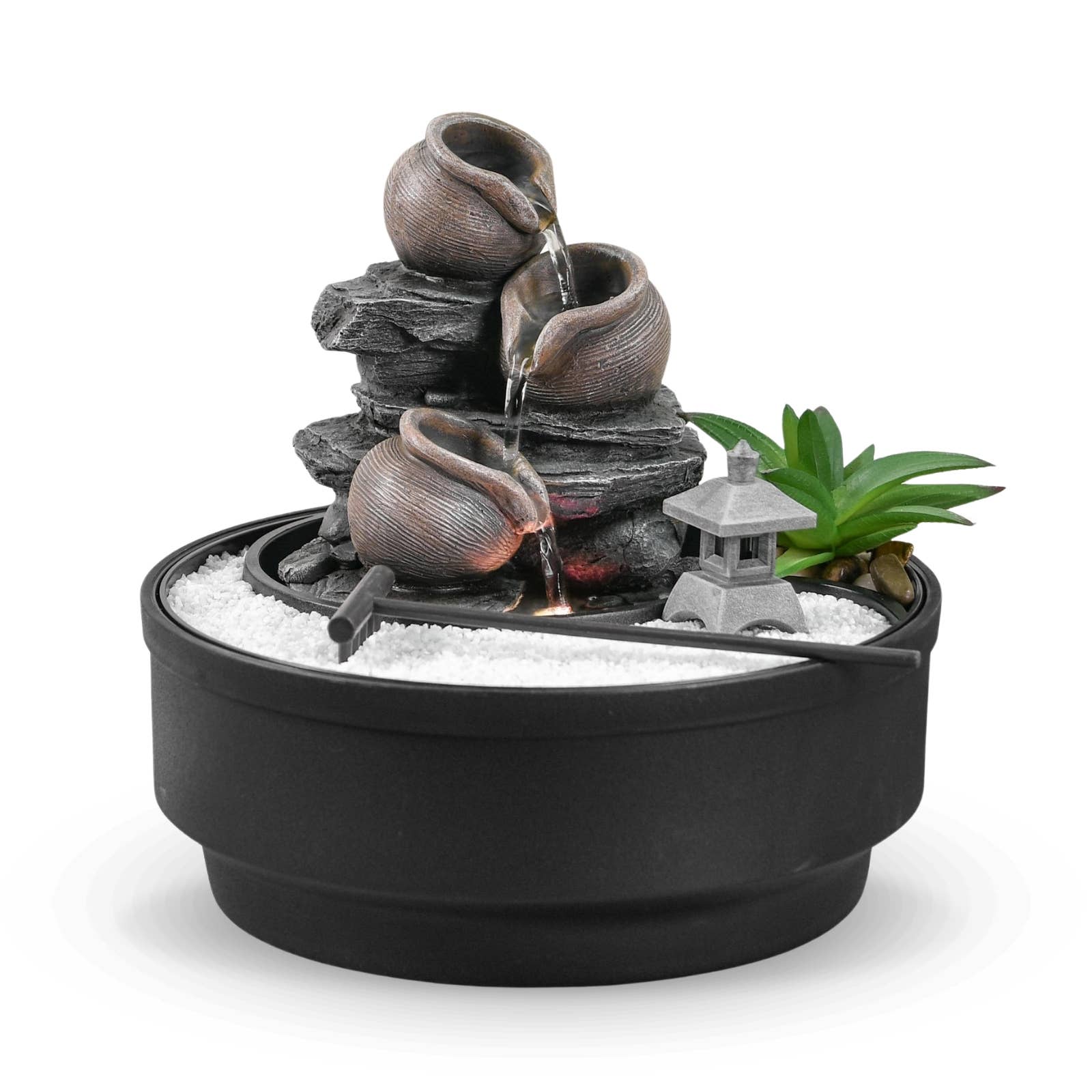 Zen'Arôme - Wholesale Decorative Tabletop Object - Zen Garden & Indoor Oasis Fountain - Zen Atmosphere Decor12