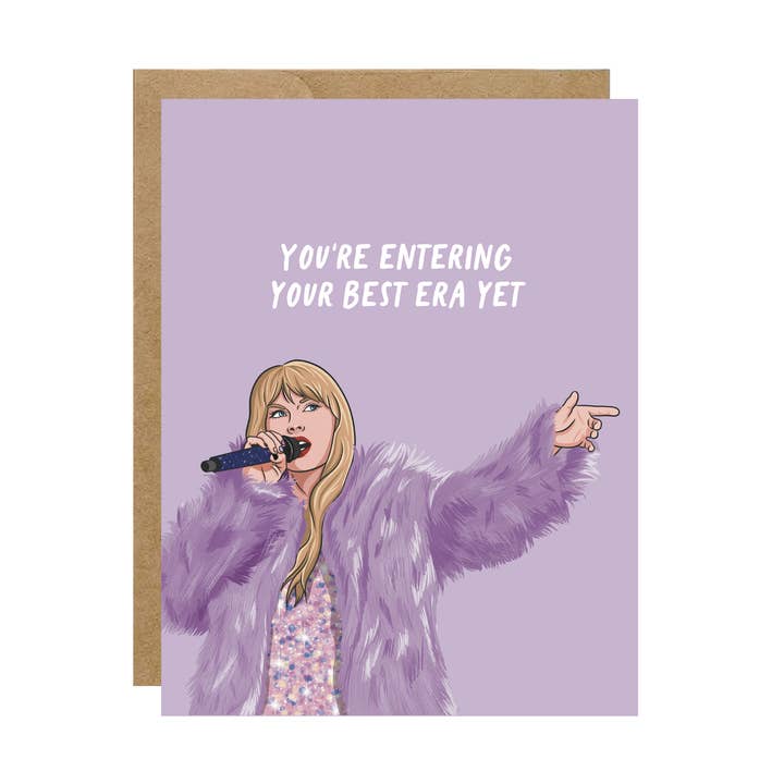 Your Best Era Yet - Pop Culture Card  for wholesale by Simple Whimsy