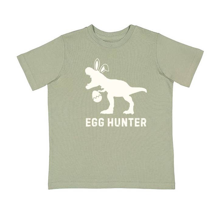 Äggjägare Påsk Kortärmad T-shirt - Småpojkskläder för wholesale av Sweet Wink