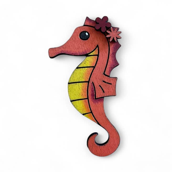 Australsk dyrebroche/nål - Søhest for engroshandel hos Kiss My Patootie