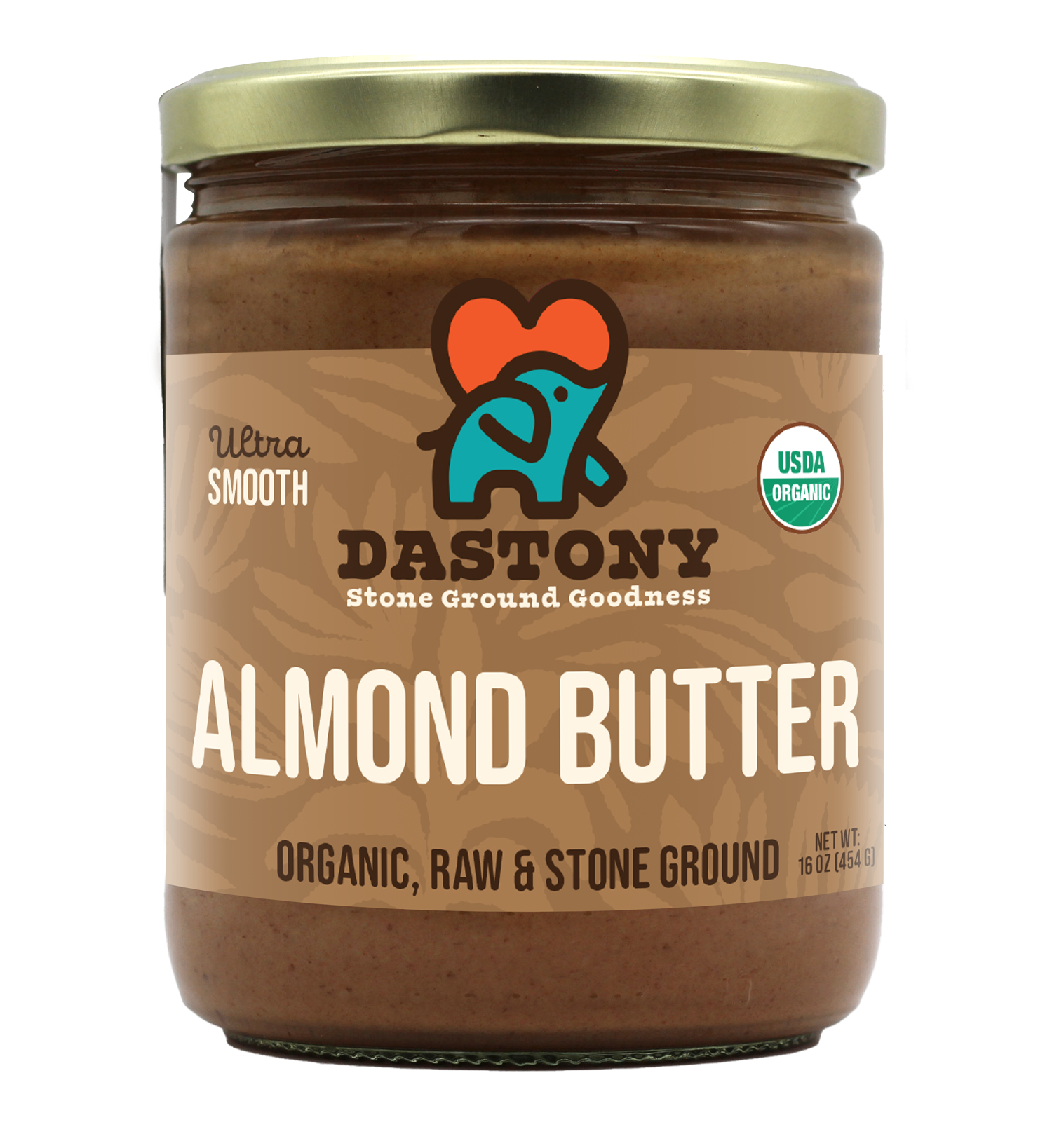 Windy City Organics - Wholesale Nut Butter - Organic Raw Almond Butter, 16 oz0