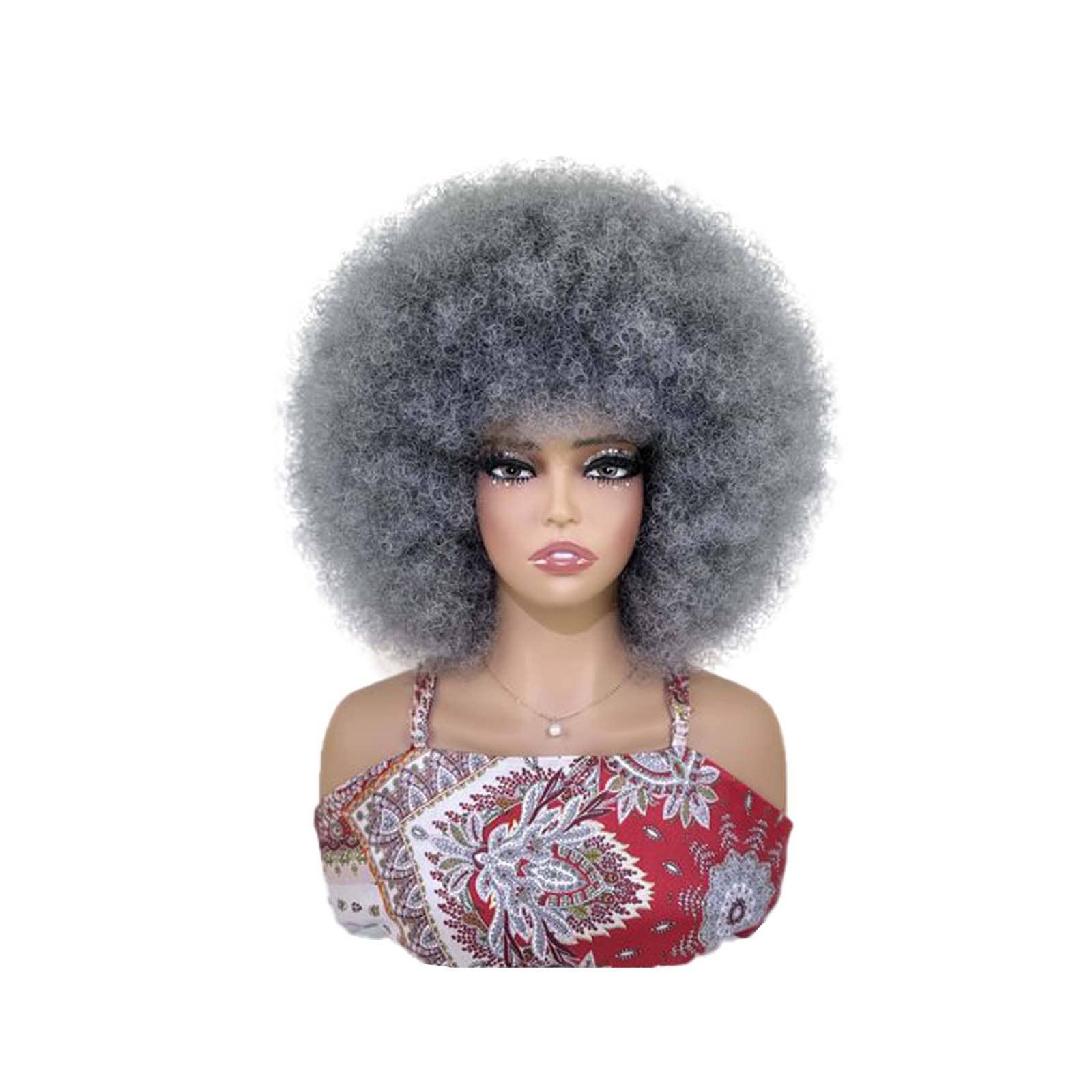 AK Brand - Wholesale Wig/Hair Piece - Large Curly Afro Synthetic Wig with Natural Volume2