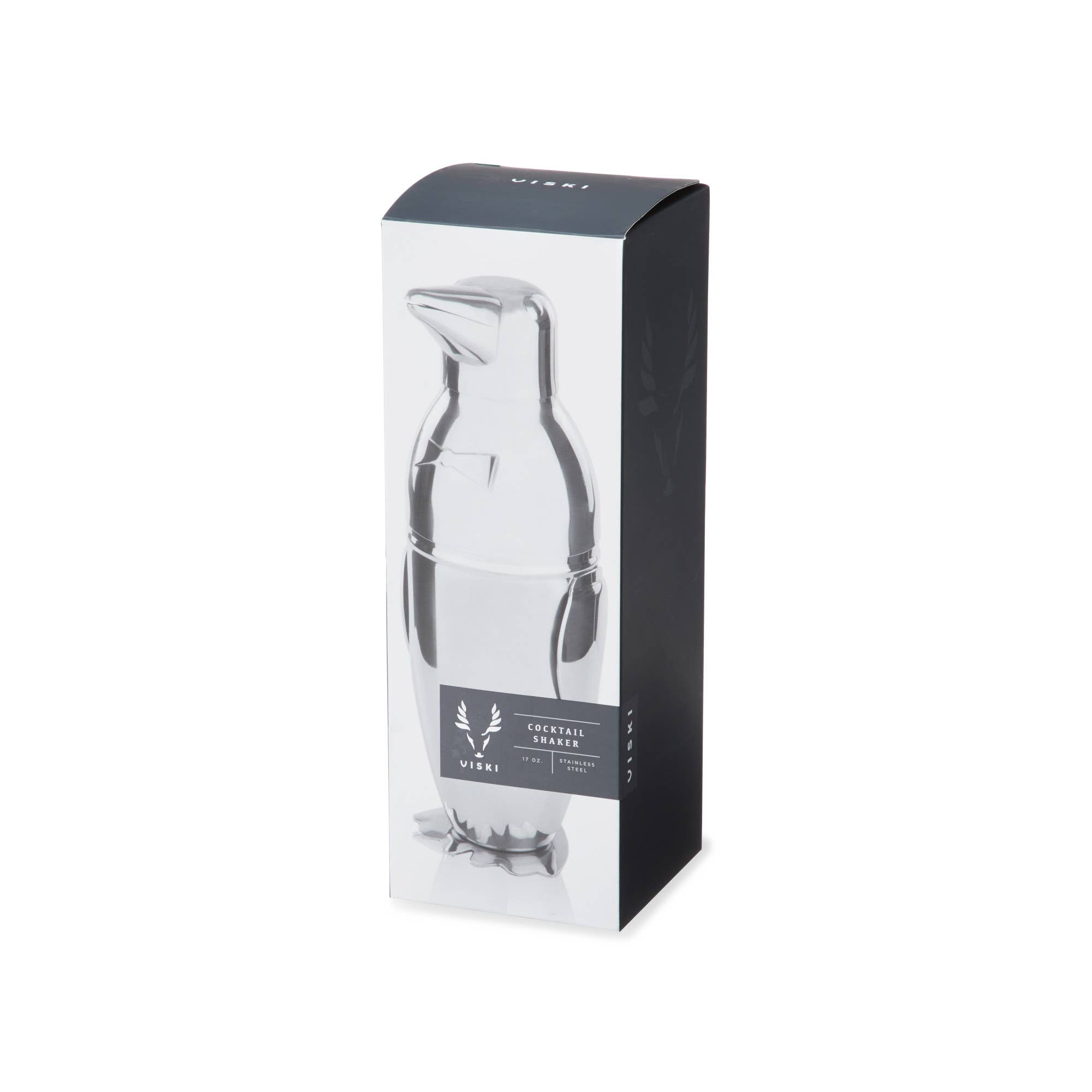 Viski - Wholesale Cocktail Shaker - Irving™ Stainless Steel Penguin Cocktail Shaker1
