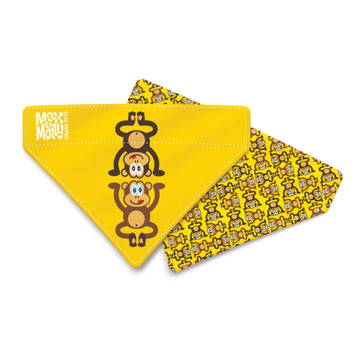 Dog Bandana - Monkey Maniac for wholesale by Max & Molly